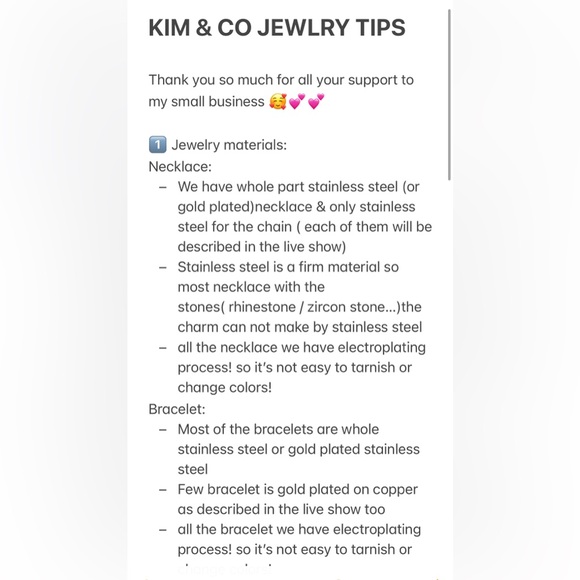 （Jewelry Tips 💗)Unlisted items for live show only - Picture 3 of 7